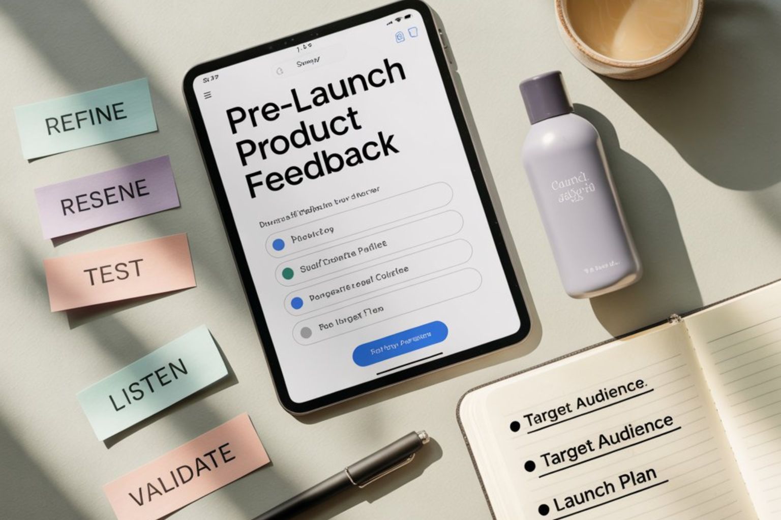 Know Before You Go – Validate Your Product with Pre-Launch Surveys